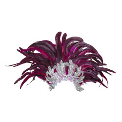 Rio čelenka s pierkami pre tanečníkov